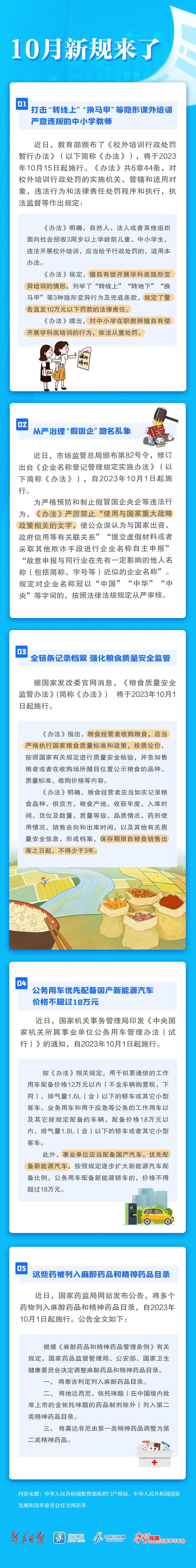 2023年10月新规来啦！